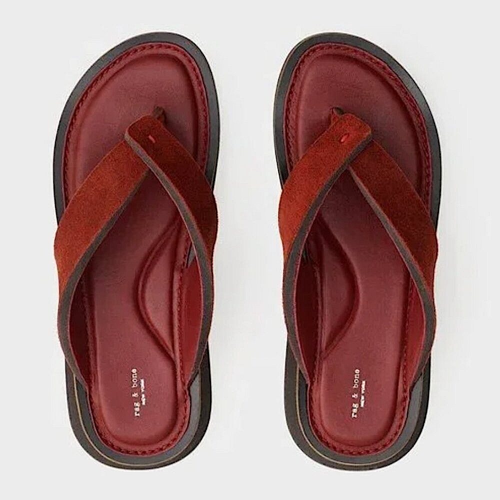 rag & bone Red Suede Sandals